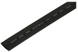 Heat shrinkable tube; LH120; 12mm; 6mm; black; 2:1; 90°C