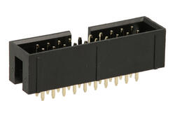 Plug; IDC; BH20-S; 20 ways; 2x10; straight; 2,54mm; gold plated; through hole; Oupin; RoHS