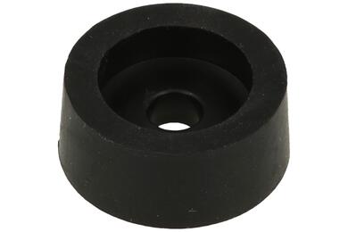 Rubber feet; NGD; rubber; black; screwed; Kradex; RoHS
