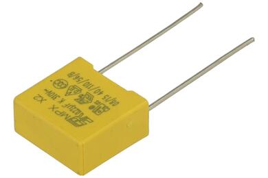 Capacitor; polypropylene; X2; MKP; 220nF; 310V AC; 10%; 6x12x13mm; 10mm; bulk; -40...+110°C; SR Passives; RoHS