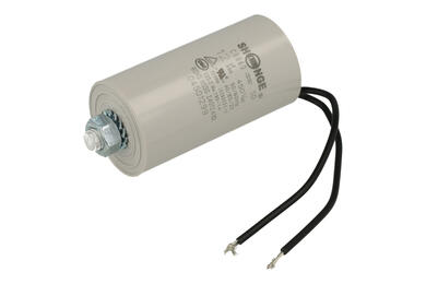 Capacitor; motor; CBB60; MKSP; 12uF; 450V AC; fi 36x68; with cables; screw with a nut; Shenge; RoHS