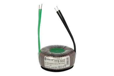 Transformator; toroidalny; TTS50/Z 230/12V; 50VA; 230V; 12V; 4,16A; przewody; Breve