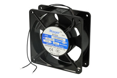 Wentylator; 12038B2XL; 120x120x38mm; kulkowe; 230V; AC; 22W; 161,5m3/h; 42dB; 140mA; 2700RPM; 2 przewody; Maxair (Ya-Cool); RoHS