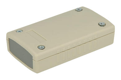 Enclosure; for instruments; G431; ABS; 90mm; 50mm; 24mm; IP54; light gray; dark gray ABS ends; Gainta; RoHS
