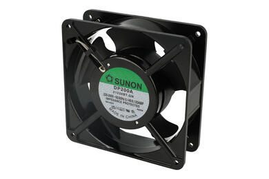Fan; DP200A2123XBT; 120x120x38mm; ball bearing; 230V; AC; 22W; 165m3/h; 45dB; 140mA; 2850RPM; terminals 2,8x0,3mm; Sunon; RoHS