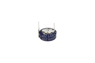 Kondensator; podtrzymania napięcia; elektrolityczny; 0,22F; 5,5V; 20%; fi 10,5x5mm; 10mm; przewlekany (THT); poziomy; -25...+70°C; 75Ohm; 1000h; Kamcap; RoHS