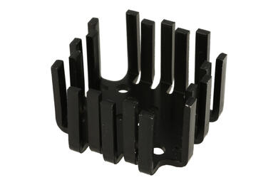 Radiator; FK201SACB; z otworem; czerniony; 45mm; 24K/W; 45mm; 25,5mm; Fischer Elektronik; RoHS
