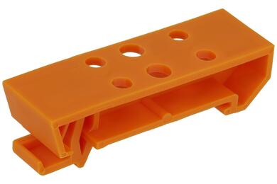 Rail mounting bracket; MOFU35; 18mm; plastic; orange