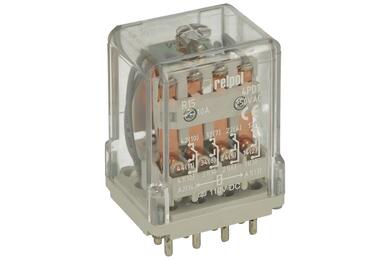 Relay; electromagnetic industrial; R15-1014-23-1110; 110V; DC; 4PDT; 10A; for socket; Relpol; RoHS