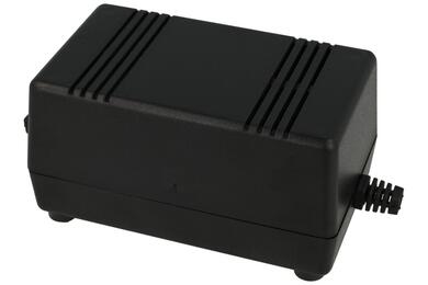 Obudowa; ręczna; do zasilaczy; Z66 ABS; ABS; 130mm; 79mm; 65mm; IP30; czarny; RoHS; Kradex