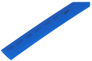 Heat shrinkable tube; LH120; 12mm; 6mm; blue; 2:1; 90°C
