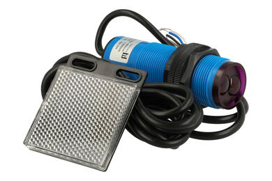 Sensor; photoelectric; G30-3B3NC; NPN; NO/NC; mirror reflective type; 3m; 10÷30V; DC; 200mA; cylindrical plastic; fi 30mm; with 2m cable; Greegoo; RoHS