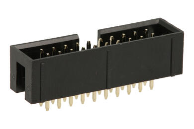 Plug; IDC; BH20-S; 20 ways; 2x10; straight; 2,54mm; gold plated; through hole; Oupin; RoHS