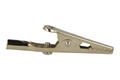 Crocodile clip; 27.716; uninsulated; 51,3mm; pluggable (4mm banana socket); 10A; nickel plated steel; Amass; RoHS; 8.117