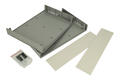 Enclosure; for instruments; desktop; G729V; ABS; 260mm; 180mm; 65mm; dark gray; light gray ABS ends; venting holes; Gainta; RoHS