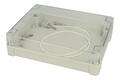 Enclosure; multipurpose; ZP240.190.60JpH TM ABS-PC; ABS / PC; 191,3mm; 61,7mm; 240mm; transparent; light gray; with brass bushing; transparent lid; hermetic; Kradex; RoHS