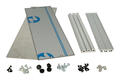Enclosure; multipurpose; ZR250.350.110 RAW; aluminum; 350mm; 110mm; 250mm; natural; mounting brackets; trapezoidal; Kradex; RoHS