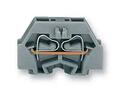 Connector; panel mounted; 260-301; 1 way; 17,2mm; 18A; 400V; screw; vertical; screwless; spring; 0,08÷1,5mm2; light gray; Wago; RoHS
