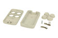 Enclosure; handheld; Z132J ABS; ABS; 65,5mm; 35mm; 13mm; light gray; RoHS; Kradex