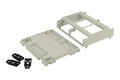 Enclosure; DIN rail mounting; ZD3006J ABS V0; ABS; 107mm; 90mm; 33,3mm; light gray; Kradex; RoHS; no gasket; UL94-V0