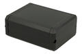 Enclosure; multipurpose; P85.80.40; aluminum; 85mm; 80mm; 40mm; black; black ABS ends; removable panel; RoHS
