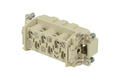 Plug; Han E; 09310062601; 6 ways; 16B; polycarbonate; straight; screw; 35A; 690V; grey; silver plated; 1,5÷6mm2; Harting; RoHS