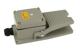 Switch; foot type; SFM1; ON-(ON); momentary; screw; 1 way; 2 positions; without guard; 10A; 250V AC; Howo; RoHS; grey; grey