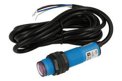 Sensor; photoelectric; G18-3C5NC; NPN; NO/NC; barrier type (transmitter-receiver); 5m; 10÷30V; DC; 200mA; cylindrical plastic; fi 18mm; with 2m cable; Greegoo; RoHS