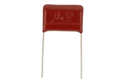 Capacitor; polyester; MKT; 1uF; 400V DC/220V AC; MPEM; MPEM-1U/400; 10%; 20,5mm; bulk; -55...+105°C; SR Passives; RoHS