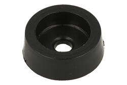 Rubber feet; fi12; pvc; black; 5x12mm; screwed; 3mm hole; RoHS