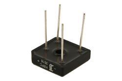 Bridge rectifier; KBPC3516WP; 35A; 1600V; cube; through hole (THT); WP type 28.6x28.6x7.3mm; Diotec; RoHS