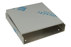 Enclosure; multipurpose; ZR185.180.65 RAW; aluminum; 180mm; 65mm; 185mm; natural; mounting brackets; trapezoidal; Kradex; RoHS