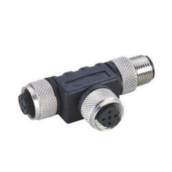 Trójnik 1 wtyk / 2 gniazda; KLS15-M12A-Y7-04; M12-4p; 3 tory; kątowe 90°; proste; czarny; IP67; 4A; 250V; KLS; RoHS Trójnik 1 wtyk / 2 gniazda; KLS15-M12A-Y7-04; M12-4p; 3 tory; kątowe 90°; proste; czarny; IP67; 4A; 250V; KLS; RoHS