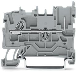 Connector; DIN rail mounted; disconnect option; 2022-1201; light gray; spring; 0,2÷4mm2; 20A; 600V; 1 way; Wago; RoHS