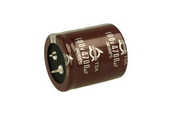 Capacitor; SNAP-IN; electrolytic; 4700uF; 100V; TDA; TDA100VS4700M35x40; 20%; fi 35x40mm; 10mm; through-hole (THT); bulk; -40...+105°C; 2000h; Samyoung; RoHS
