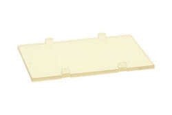 Front panel; ZDFp1004 ABS; ABS; transparent; Kradex; RoHS; UL94-V0