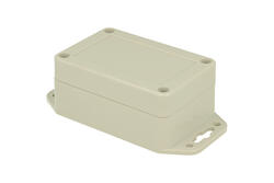Enclosure; multipurpose; ZP90.60.40UJH TM ABS; ABS; 61,3mm; 90mm; 39,9mm; IP65; light gray; with brass bushing; hermetic; Kradex; RoHS