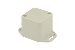 Enclosure; multipurpose; ZP45.45.40UJH TM ABS; ABS; 46,1mm; 44,8mm; 40,1mm; IP65; transparent; light gray; with brass bushing; mounting brackets; hermetic; Kradex; RoHS
