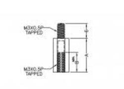 Dystans; KLS8-0214-M3-04; M3; zewnętrzny/wewnętrzny; 4mm; 6mm; 3mm; tulejka dystansowa gwintowana; sześciokątna; nylon; KLS; RoHS Dystans; KLS8-0214-M3-04; M3; zewnętrzny/wewnętrzny; 4mm; 6mm; 3mm; tulejka dystansowa gwintowana; sześciokątna; nylon; KLS; RoHS