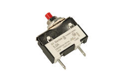 Over current breaker; bimetallic; 91 5A 250V; 5A; 250V AC; 1 way; screwed; 2.8mm connector