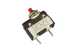 Over current breaker; bimetallic; 91 6A 250V; 6A; 250V AC; 1 way; screwed; 2.8mm connector