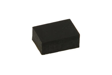 Rubber feet; FIX-SF-060425; rubber; black; 4x6mm; height 2.5mm; Fix&Fasten; RoHS