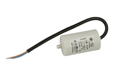 Kondensator; polipropylenowy; silnikowy (rozruchowy); 416102414; 18uF; 425V AC; fi 40x70mm; z przewodami; śruba bez nakrętki; Ducati; RoHS