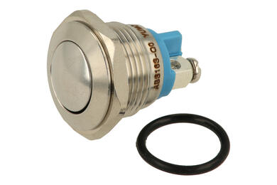 Switch; push button; ABS16S-Q0; ON-OFF; 1 way; momentary; panel mounting; 5A; 250V AC; IP67; YUMO; RoHS