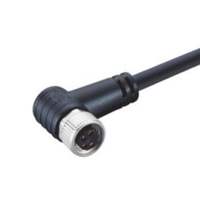 Gniazdo z przewodem; KLS15-M8A-TR4-04-PUR-L2.0M-B-U; M8-4p; 4 tory; kątowe 90°; z przewodem 2m; 0,25mm2; 6mm; czarny; IP67; 3A; 60V; KLS; RoHS Gniazdo z przewodem; KLS15-M8A-TR4-04-PUR-L2.0M-B-U; M8-4p; 4 tory; kątowe 90°; z przewodem 2m; 0,25mm2; 6mm; czarny; IP67; 3A; 60V; KLS; RoHS