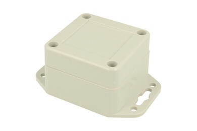 Enclosure; multipurpose; ZP60.60.40UJH TM ABS; ABS; 61,1mm; 61,3mm; 40,1mm; IP65; light gray; Kradex; RoHS