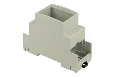 Enclosure; DIN rail mounting; ZD1002J ABS V0; ABS; 36mm; 90mm; 67mm; light gray; Kradex; RoHS; no gasket; UL94-V0