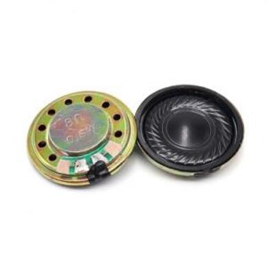 Loudspeaker; KLS3-YS01A-30MM-8R0.5W; 0,5W; 8ohm; soldering pads; fi 30mm; KLS; RoHS