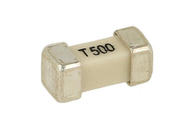 Fuse; ceramic; 158000.0,5; 0,5A; time-lag; 125V AC; 2410; Surface Mount Technology; Siba; RoHS