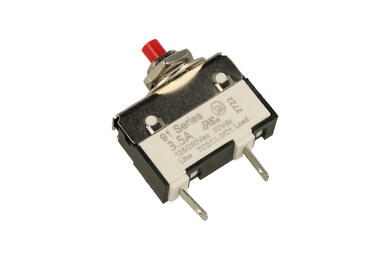 Over current breaker; bimetallic; 91 6A 250V; 6A; 250V AC; 1 way; screwed; 2.8mm connector